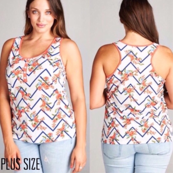 Tops - Plus Size Racerback Tank Tops - Plus Size Racerback Tank